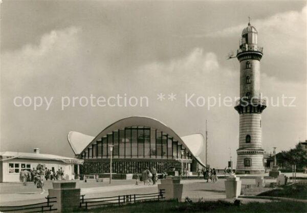 Warnemuende Ostseebad Gaststätte Teepott Leuchtturm