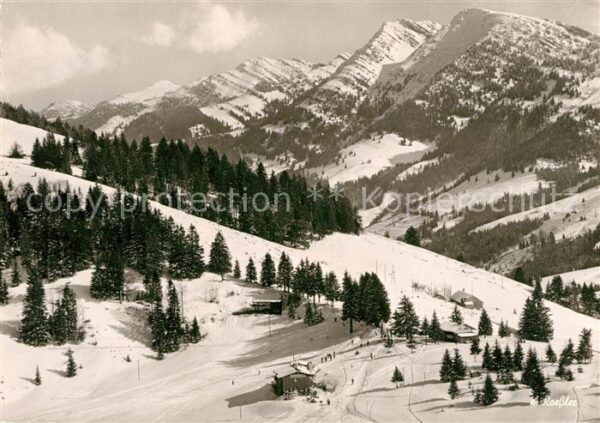 Steibis Berggasthof Imberg Winterlandschaft Fli