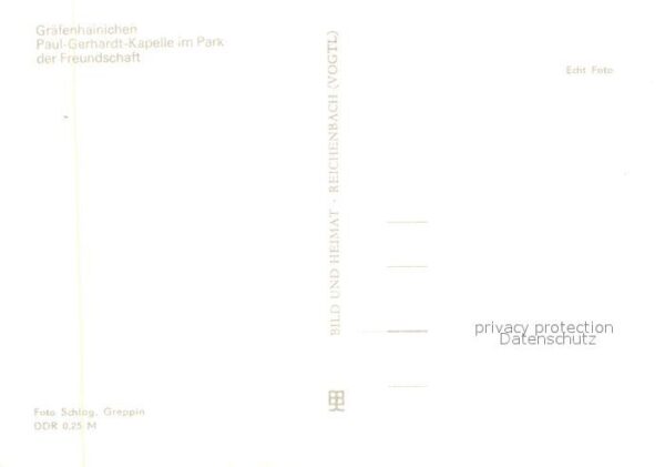 Graefenhainichen Paul Gerhardt Kapelle Par der Freundsch – Bild 2