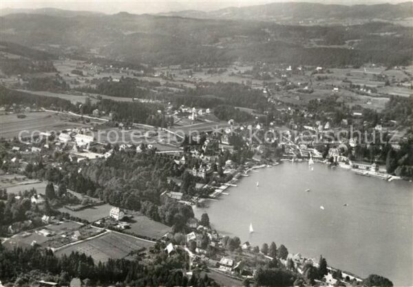 Velden Woerthersee Fliegeraufnahme