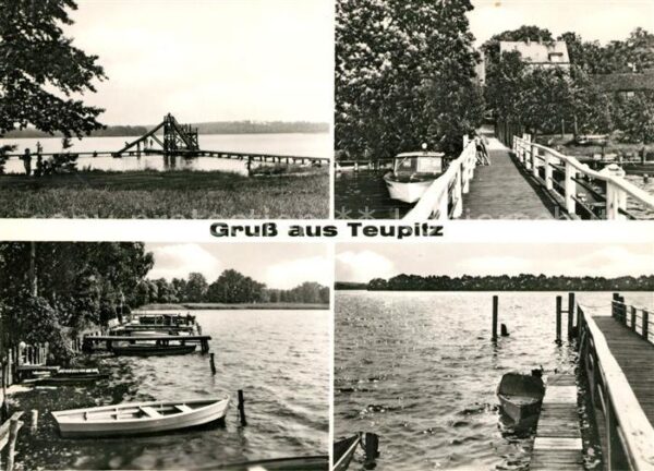 Teupitz Bootsanlegestelle Panoramen