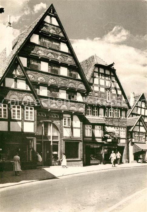 Salzuflen Bad Fachwerkhäuser in der Langen Strasse