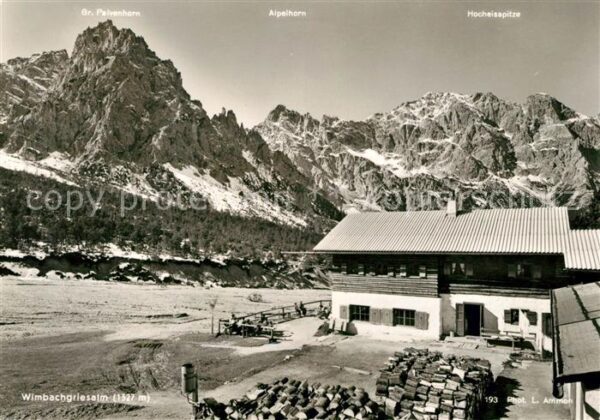 Wimbachgriess Huette Alm