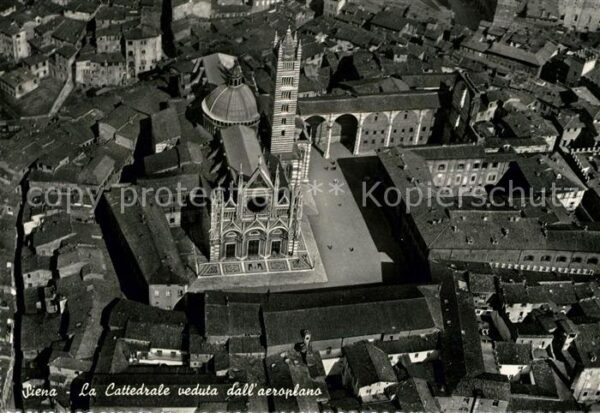 Siena Fliegeraufnahme Cattedrale veduta dalL_