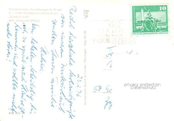 Hinternah Ferienheim der Reichsbahndirektion Frie – Bild 2