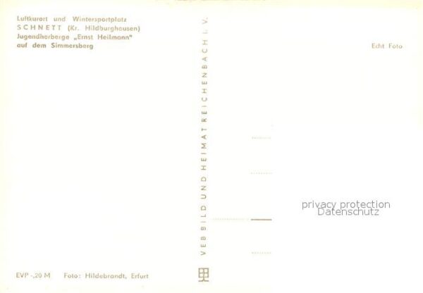 Schnett Jugendherberge Ernst Heilmann auf dem S – Bild 2