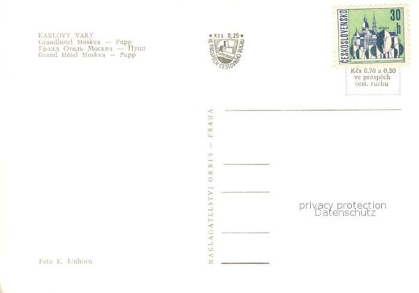 Karlovy Vary Grandhotel Moskva Pupp – Bild 2