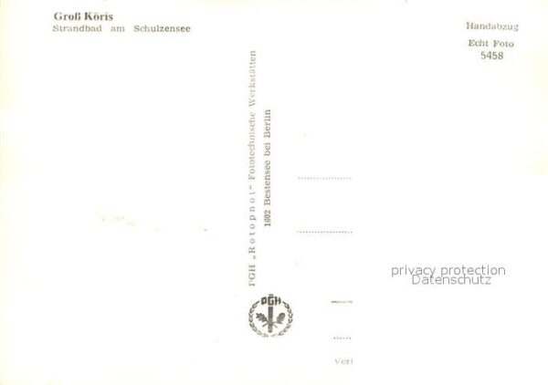 Gross Koeris Strandbad am Schulzensee – Bild 2