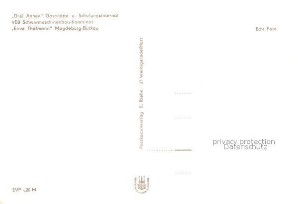 Buckau Magdeburg Drei Annen Restaurant und Schulungsinte – Bild 2