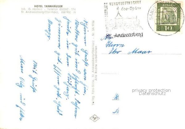 St Andreasberg Harz Hotel Tannhäuser – Bild 2