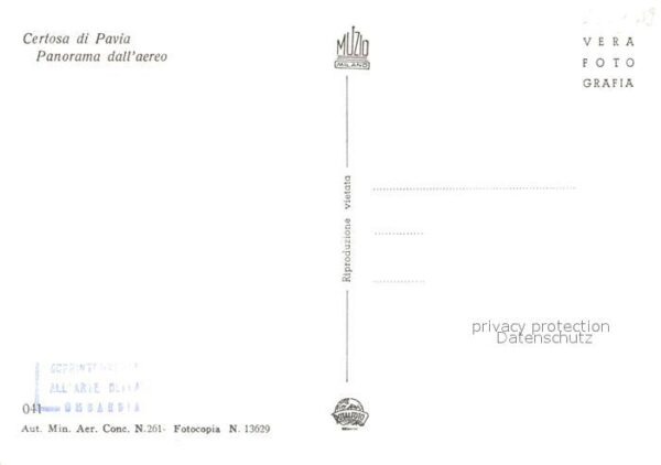 Certosa Di Pavia Fliegeraufnahme – Bild 2