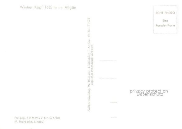 Allgaeu Region Weiher-Kopf – Bild 2