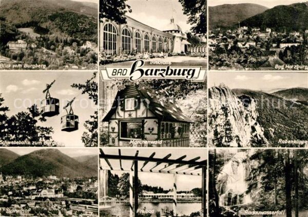 Bad Harzburg Schwebebahn zum Burgberg Rabenklippe Fr