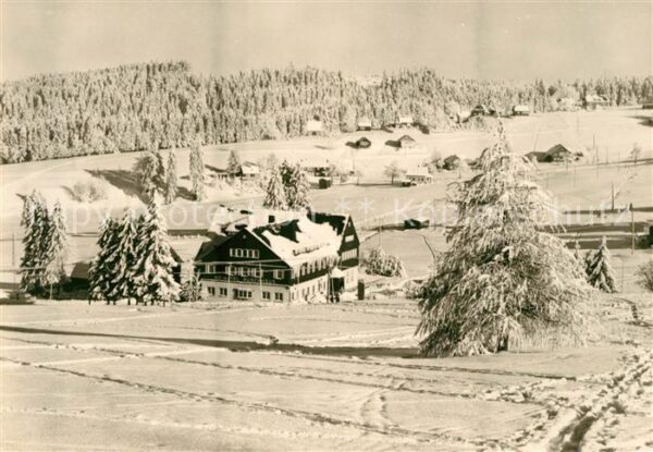 Muehlleiten Vogtland Hotel Buschhaus im Winter