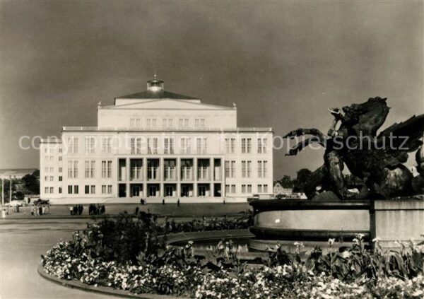 Leipzig Messestadt Opernhaus Karl-Marx-Platz