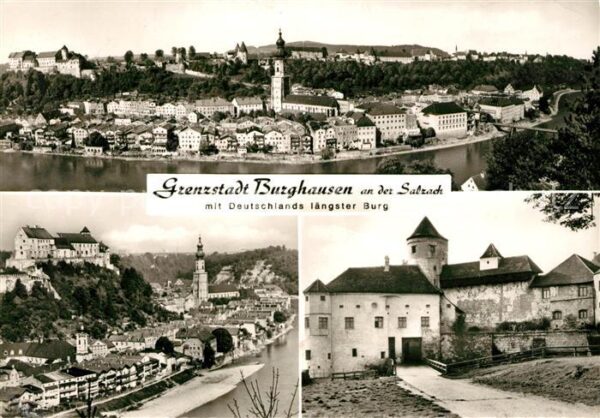 Burghausen Salzach Grenzstadt Deutschlands längste Burg