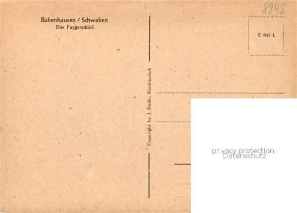 Babenhausen Schwaben Fuggerschloß – Bild 2