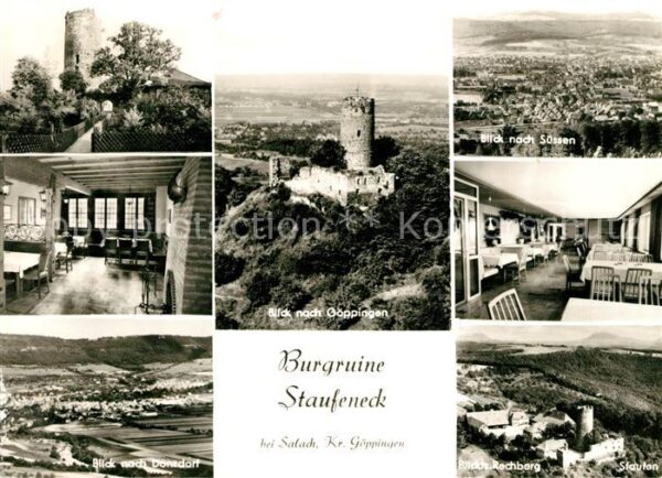 Suessen Burgruine Staufeneck Fliegeraufnahme Do