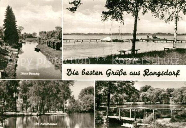 Rangsdorf Klein-Venedig See Nymphensee Zülowsee