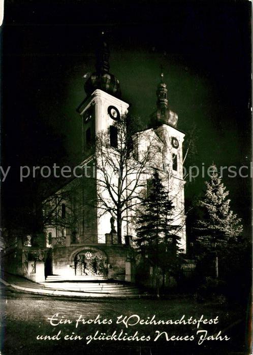 Donaueschingen Stadtkirche zu Weihnachten