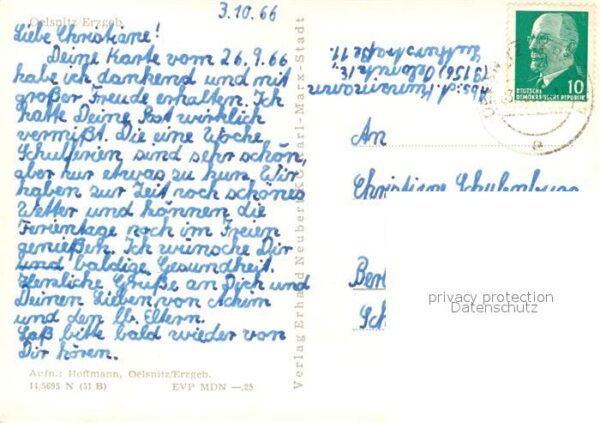 Oelsnitz Erzgebirge Fliegeraufnahme – Bild 2