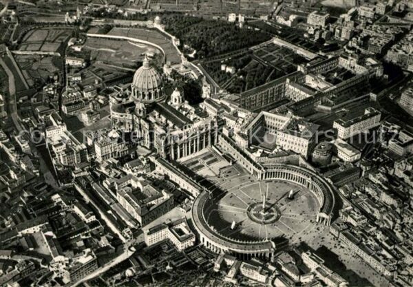 Rom Roma Fliegeraufnahme Citta del Vaticano