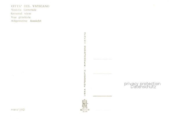Rom Roma Fliegeraufnahme Citta del Vaticano – Bild 2
