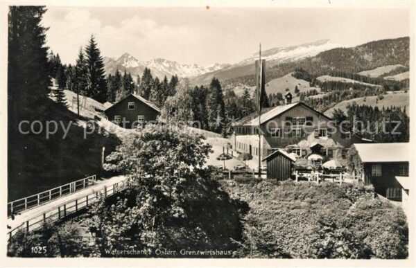 Walserschanz Kleinwalsertal Grenzwirtshaus