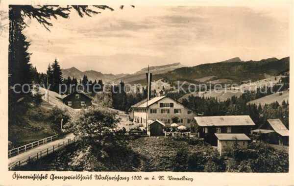 Walserschanz Kleinwalsertal Grenzwirtshaus