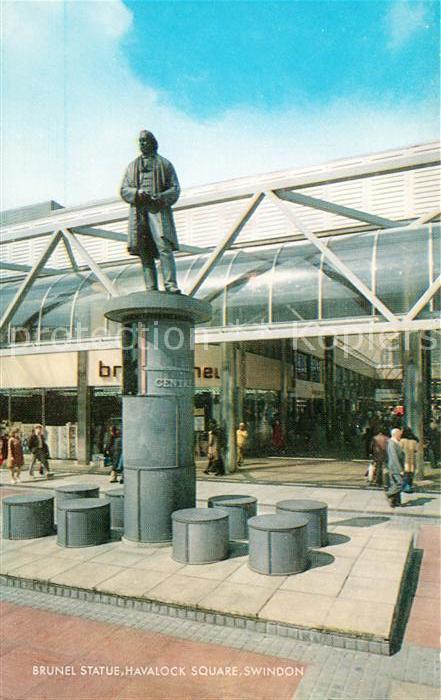 Swindon Brunel Statue Havalock Square