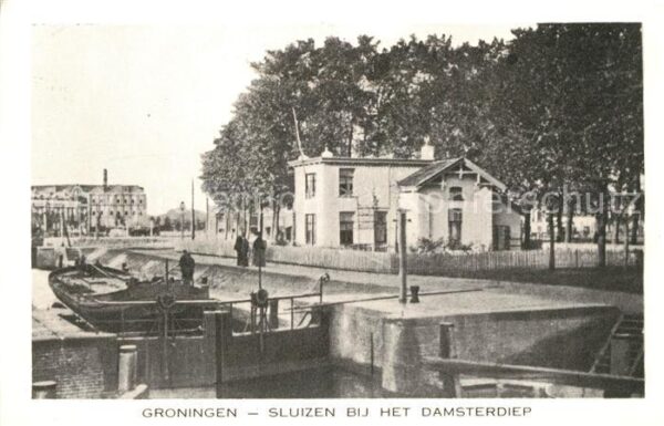 Groningen Sluizen bij het Damsterdiep