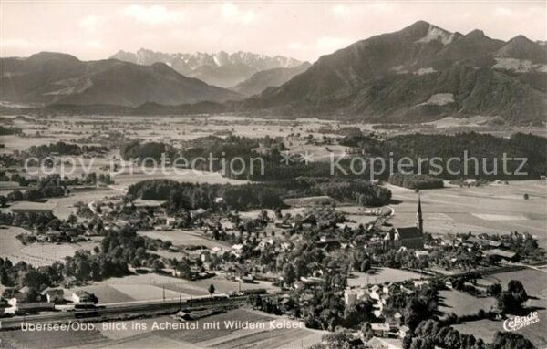 Uebersee Panorama Achental Wildem Kaiser Flieger