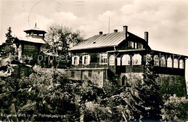 Fichtelgebirge Kösseine Unterkunftshaus Aussichtsturm