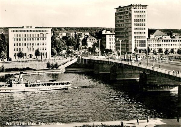 Frankfurt Main Friedensbrücke