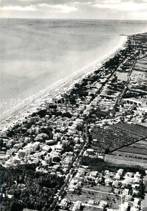 Jesolo Lido Fliegeraufnahme Strand