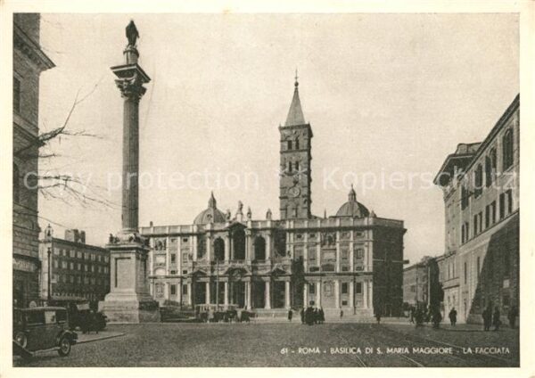 Roma Rom Basilica San Maria Maggiore La Facciata