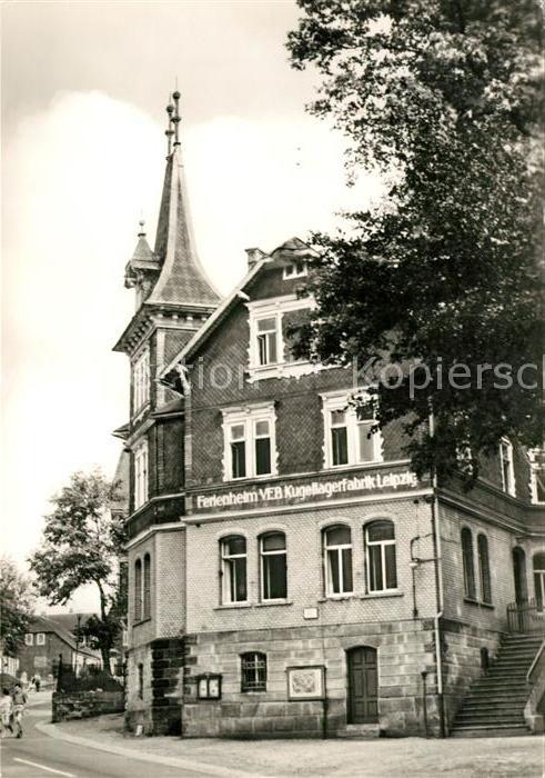Scheibe-Alsbach Ferienheim VEB Kugellagerfabrik Leipzig