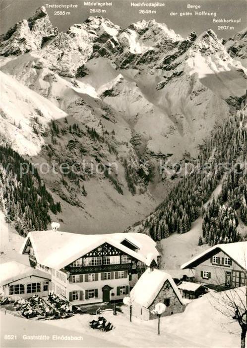 Oberstdorf Gaststätte Einödsbach