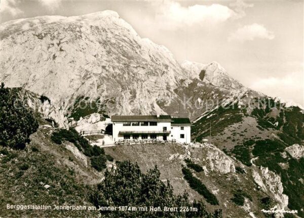 Jenner Berchtesgaden Berggaststätten Jennerbahn Hohes Brett
