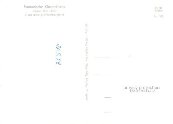 Lippoldsberg Romanische Klosterkirche – Bild 2