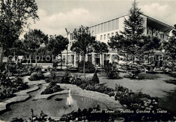 Abano Terme Pubblico Giardino Teatro