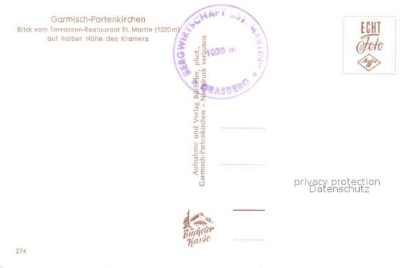 Garmisch-Partenkirchen Terrassen Restaurant St Martin mit Alps – Bild 2