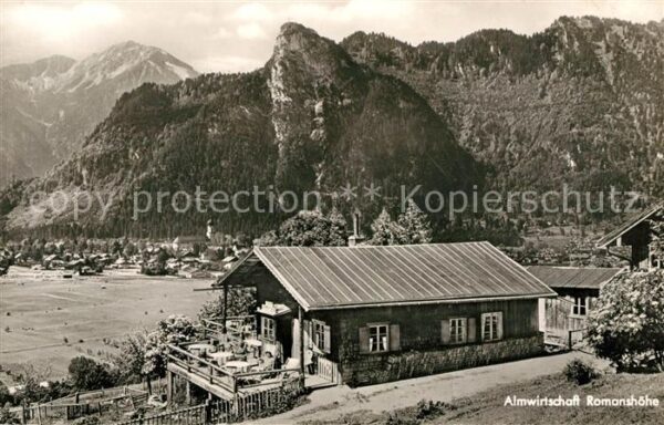 Oberammergau Almwirtschaft Romanshöh