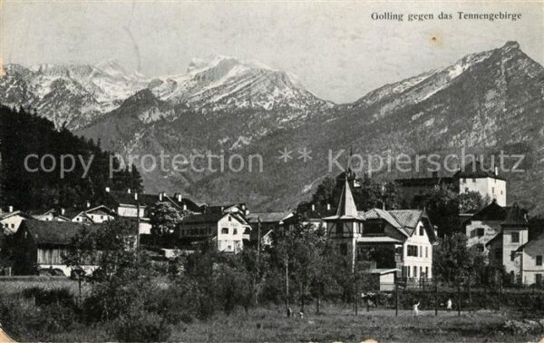 Golling Salzach mit Tennengebirge