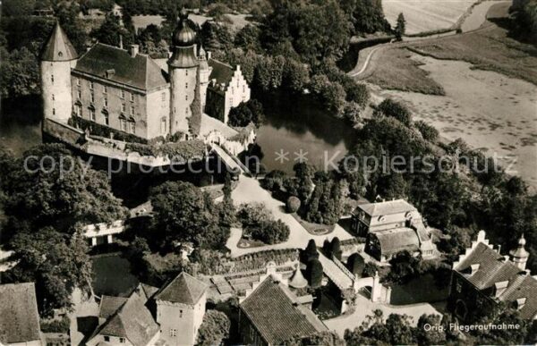 Gemen Schloss Gemen Fliegeraufnahme