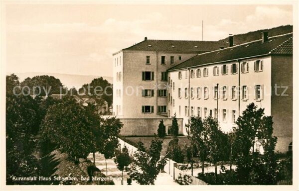 Bad Mergentheim Kuranstalt Haus Schwaben