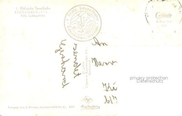 Edenkoben Pfälzische Sesselbahn Villa Ludwigshöhe – Bild 2