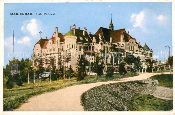 Marienbad Tschechien Boehmen Cafe Rübezahl