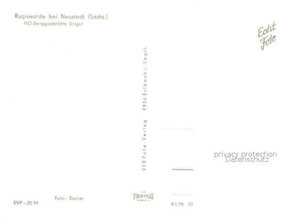 Rugiswalde HO Berggaststätte Unger – Bild 2
