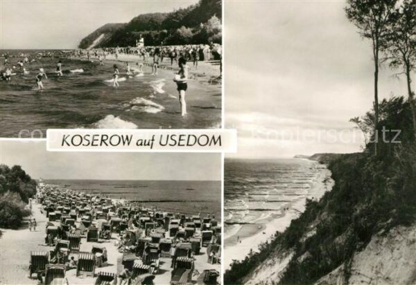 Koserow Ostseebad Usedom Strand Badespass Steilküste